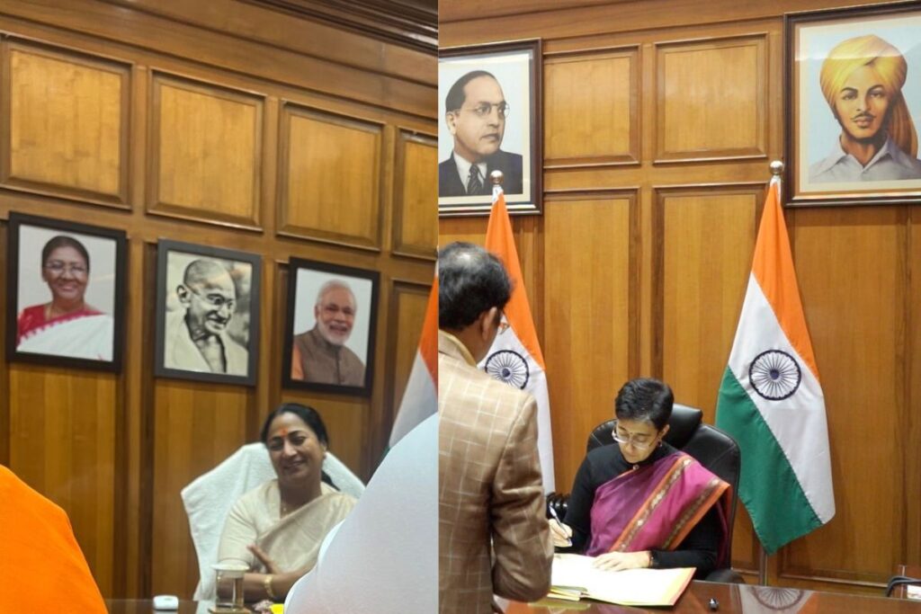 आतिशी का आरोप भाजपा दलित और सिख विरोधी- सत्ता में आते ही भगत सिंह और आम्बेडकर की तस्वीर हटाई
