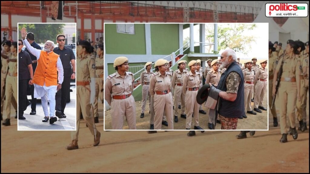 अंतर्राष्ट्रीय महिला दिवस के मौके पर महिला पुलिसकर्मियों के हाथों में PM की सिक्योरिटी का जिम्मा