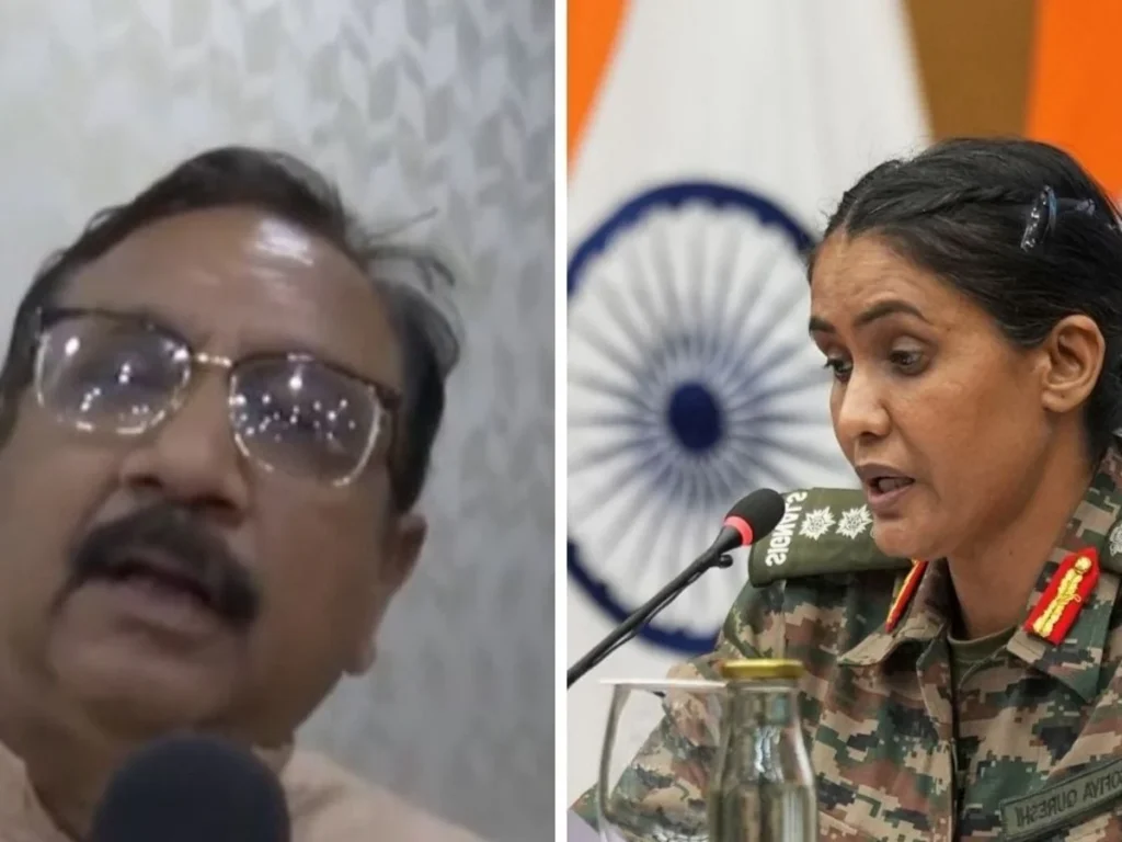 कर्नल सोफिया पर विवादित बयान- मंत्री विजय शाह के बंगले पर कालिख पोतने पर FIR, मंत्रीजी पर कोई कार्ऱवाई नहीं