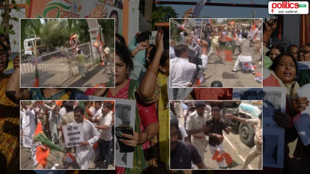 PM मोदी को गाली देने पर बवाल: पटना में भिड़े बीजेपी-कांग्रेस कार्यकर्ता, पथराव के साथ जमकर लाठी-डंडे भी चले
