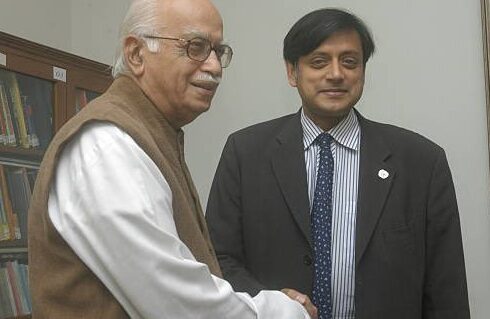 tharoor advani