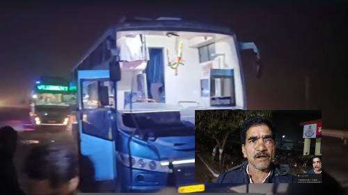 NH-30 पर शराबियों का कहर, स्लीपर बस पर पथराव: किसी का फूटा सिर किसी की बची आंख!