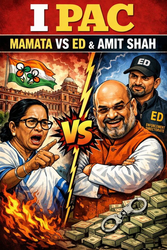 ममता ने अमित शाह को बताया ‘डकैत’, ईडी पर चोरी का केस