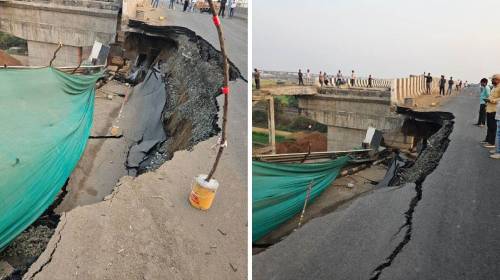 NH-45 पर पांच साल पुराना रेल ओवर ब्रिज ढहा, 628 करोड़ की परियोजना का यह क्या हुआ?