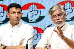 कांग्रेस ने मुख्यमंत्री के कुनबे के जमीन खरीदी घोटाले पर लगाया आरोप