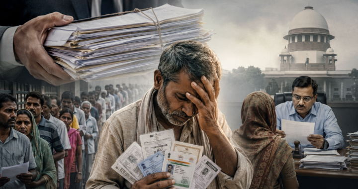 कागज दिखाना मौजूदा दौर की सबसे बड़ी त्रासदी!