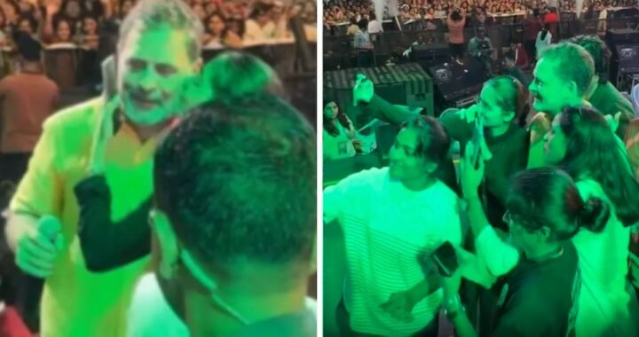 छात्रों की गूंज कार्यक्रम में छात्रा ने राहुल को ‘किस’ किया, बन गया ‘क्यूट मोमेंट’