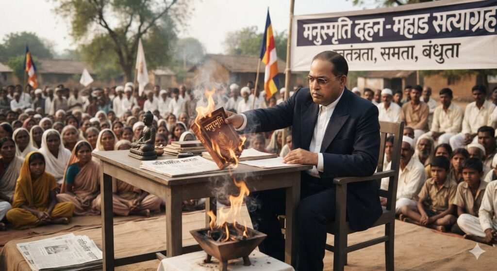 That is why Ambedkar burned the *Manusmriti*.