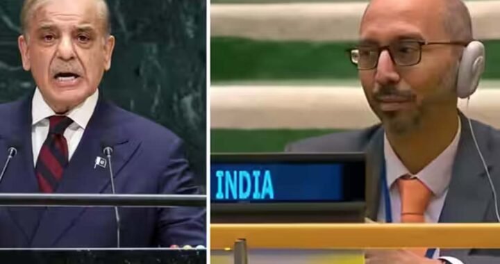 UN में शहबाज शरीफ के दावे पर भारतीय राजनयिक का रिएक्शन, कैमरे में कैद हुआ पल