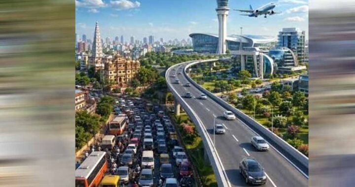 इंदौर में बड़ा गणपति फ्लाईओवर की आधी बाधा हटी, दिसंबर तक पूरी लाइन होगी शिफ्ट; निर्माण में हुई देरी