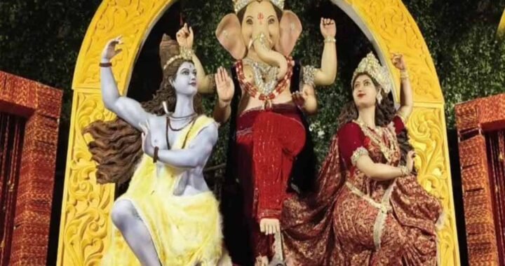 तिरुपति बालाजी की तर्ज पर बना 100 फीट ऊंचा गणेश पंडाल, कचहरी चौक के राजा के साथ होंगे बालाजी-जगन्नाथ के दर्शन