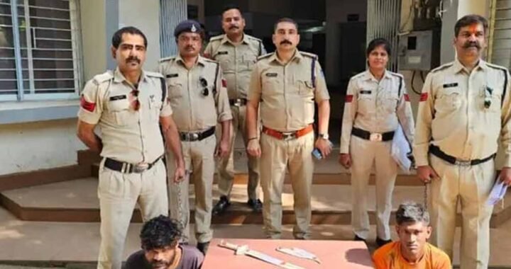 घातक तलवार और चाकू लेकर घूम रहे दो आरोपी कुठला पुलिस के हत्थे चढ़े, आर्म्स एक्ट के तहत हुई कार्रवाई, न्यायालय ने दोनों को भेजा जेल