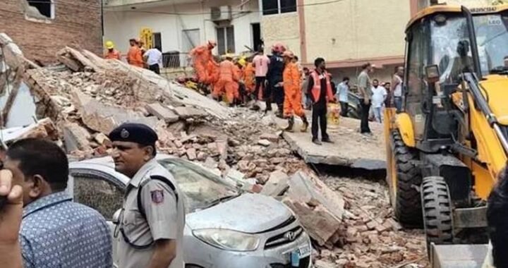 सत्य निकेतन बिल्डिंग हादसे पर बड़ा एक्शन, MCD के 5 अधिकारी सस्पेंड; मालिक की तलाश में 10 टीमें