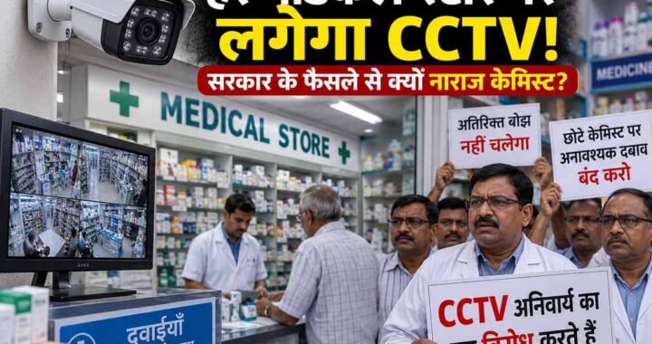 हर मेडिकल स्टोर पर CCTV का प्रस्ताव, सरकार के फैसले से क्यों नाराज केमिस्ट?