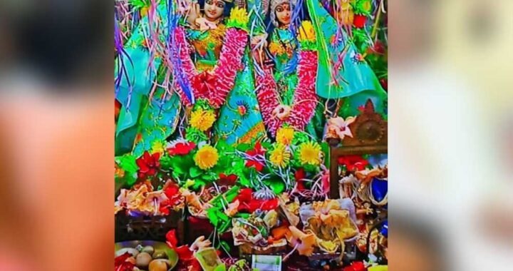 नई लेदरी में गूंजा नंदलाल के जन्म का उल्लास, 12 दिनों तक श्री राधा-कृष्ण मंदिर में सजेगा आस्था और भक्ति का ब्रजधाम