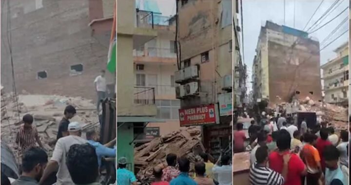 दिल्ली के सत्य निकेतन में भरभराकर गिरी बिल्डिंग, मलबे से 2 छात्र निकाले गए; कई के दबे होने की आशंका