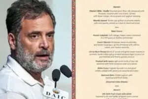 राहुल गांधी के नॉन-वेज पोस्ट पर मचा बवाल, BRICS डिनर के वेज मेन्यू से जुड़ी बहस