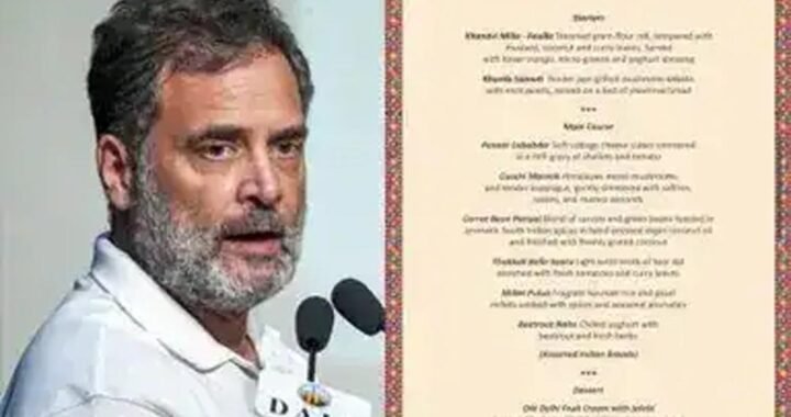 राहुल गांधी के नॉन-वेज पोस्ट पर मचा बवाल, BRICS डिनर के वेज मेन्यू से जुड़ी बहस