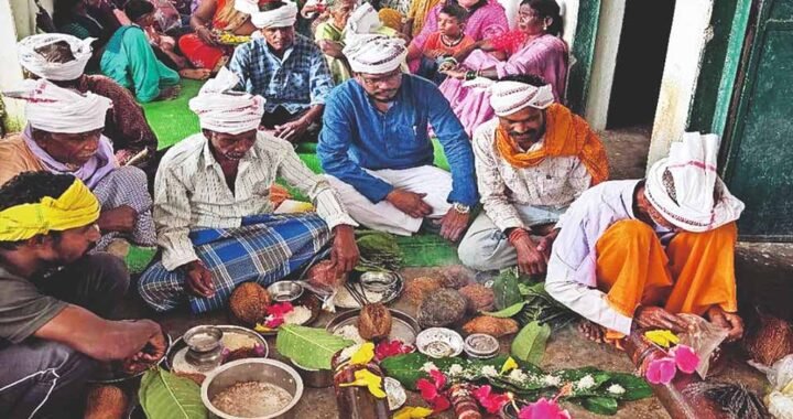 बस्तर में नवाखाई तिहार की शुरुआत, इंद्रावती तट पर लगी विशेष सेवा अर्जी