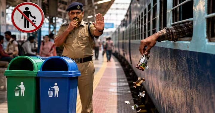 रेलवे स्टेशन पर कचरा फेंकना या थूकना पड़ेगा महंगा, देना होगा 1000 रुपये जुर्माना