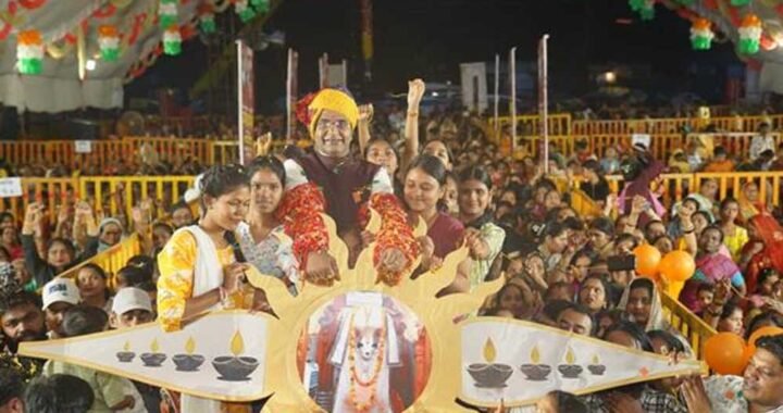 नरेला रक्षाबंधन महोत्सव-2026: तीसरे दिन 29 हज़ार 179 बहनों ने मंत्री  सारंग को बांधी राखी
