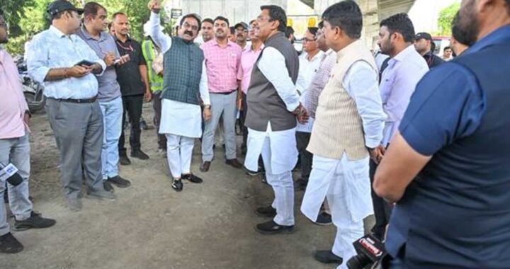 बैरागढ़ एलिवेटेड ब्रिज का निर्माण मार्च 2027 तक हर हाल में करें पूर्ण : लोक निर्माण मंत्री  सिंह