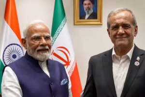 मोदी ने ईरानी राष्ट्रपति से की मुलाकात, शांति और होरमुज़ में नौवहन पर चर्चा
