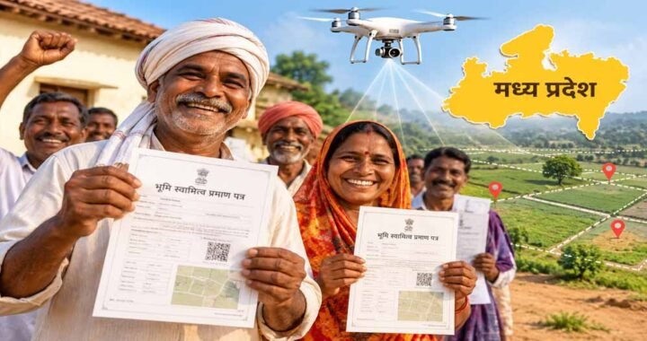 MP के 17 जिलों के 82 ग्रामीणों को मिला जमीन का मालिकाना हक, स्वामित्व योजना से हुआ फायदा