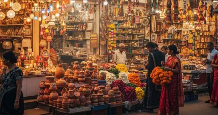 भोपाल में डेढ़ महीने तक चलेगा त्योहारी खरीदारी का दौर, गरबा-दशहरा और दिवाली के लिए बाजार तैयार
