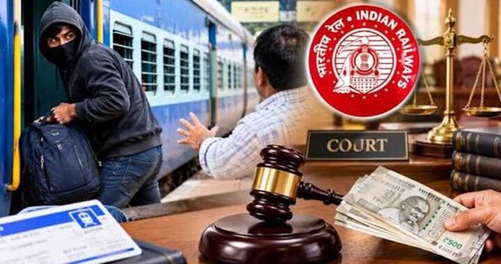 ट्रेन में यात्री का बैग चोरी होने पर रेलवे को झटका, अब देना होगा ₹1.45 लाख का मुआवजा