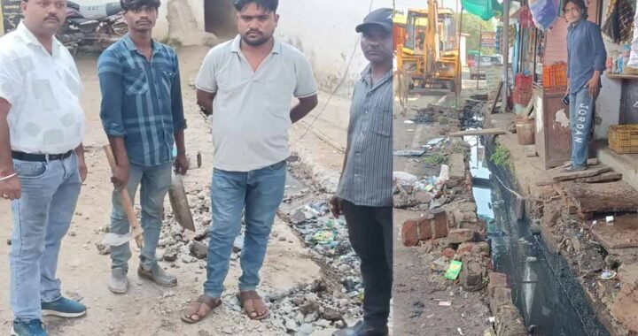 वार्ड नंबर 9 में नाली निर्माण शुरू, जलभराव और गंदे पानी की समस्या से मिलेगी राहत