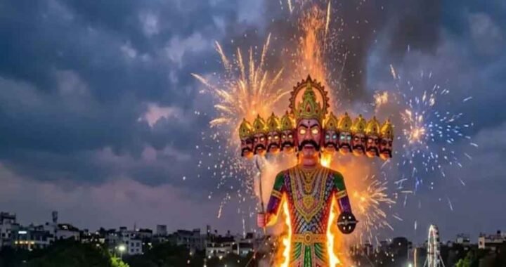इंदौर में 121 और भोपाल में 105 फीट ऊंचा रावण जलेगा, उज्जैन में फूलों की वर्षा
