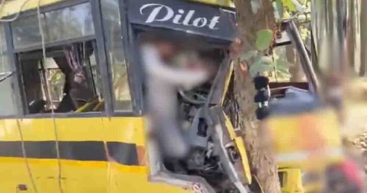 छत्तीसगढ़ में भीषण बस हादसा, पेड़ से टकराने पर 6  यात्रियों की मौत, 32 घायल