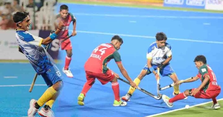 छत्तीसगढ़ हॉकी लीग: न्यायधानी नाइट्स ने संस्कारधानी स्ट्राइकर्स को दी शिकस्त
