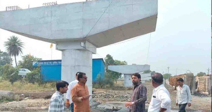 इंदौर के केलोदहाला ROB का काम धीमा, अब तक 40% निर्माण पूरा; रेलवे वाला हिस्सा अब भी अटका