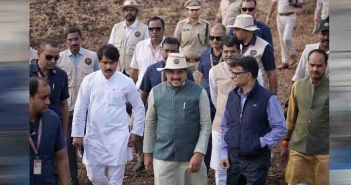 सीएम डॉ. मोहन यादव बोमा स्थल पहुंचे, कृष्णमृग और नीलगायों के स्थानांतरण अभियान का किया निरीक्षण