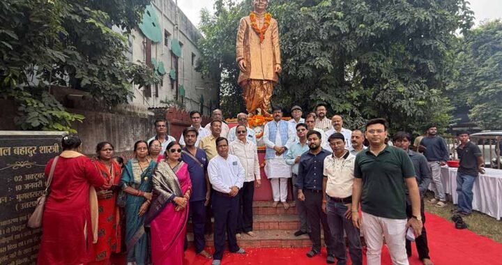 शास्त्री जी का सादगीपूर्ण जीवन, नैतिकता और राष्ट्रसेवा हम सभी के लिए प्रेरणास्रोत : संजय श्रीवास्तव