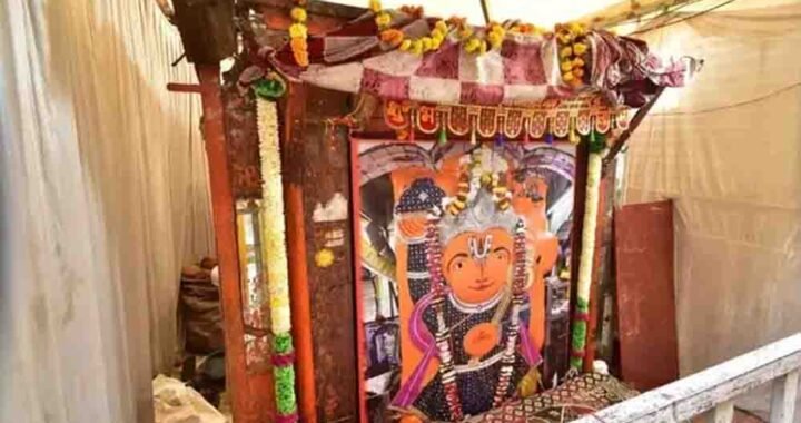 उज्जैन के खड़े हनुमान मंदिर में आधी रात तकनीकी जांच, मूर्ति की गहराई मापने पहुंची टीम