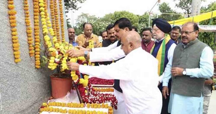मुख्यमंत्री डॉ. यादव ने लौह पुरुष सरदार वल्लभ भाई पटेल की जयंती पर किया नमन