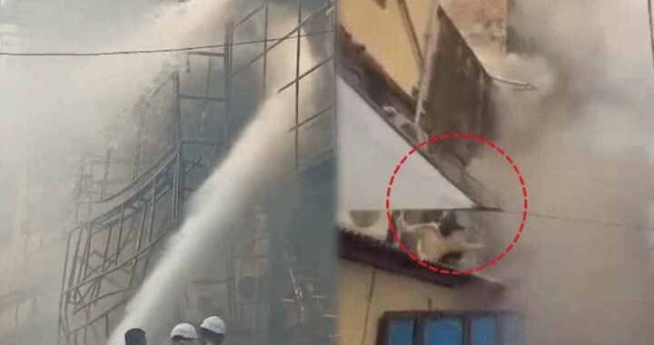 भोपाल के न्यू मार्केट में भीषण आग, 1 किमी दूर फायर स्टेशन फिर भी आधे घंटे में पहुंची दमकल