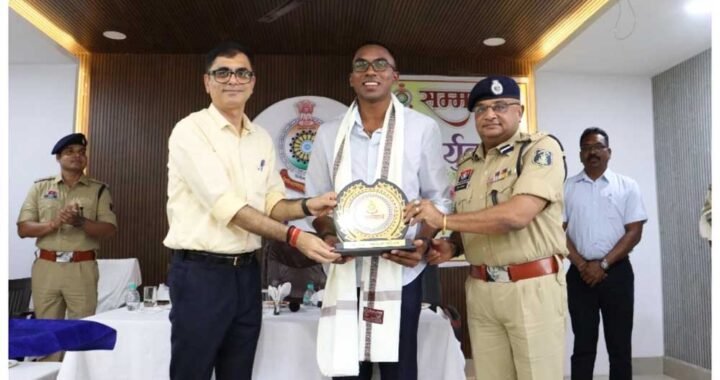 बस्तर के अनिमेष का दुनिया में बजा डंका, भारत के स्टार धावक को IG-SSP ने किया सम्मानित
