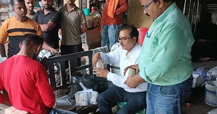 राजनांदगांव में खाद्य प्रतिष्ठानों पर विभाग की छापेमारी, मचा हड़कंप