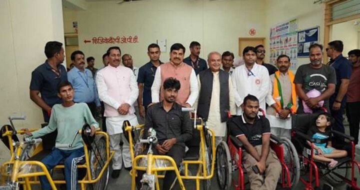 मुख्यमंत्री डॉ. यादव ने मुरैना जिला दिव्यांगजन पुनर्वास केंद्र का किया निरीक्षण