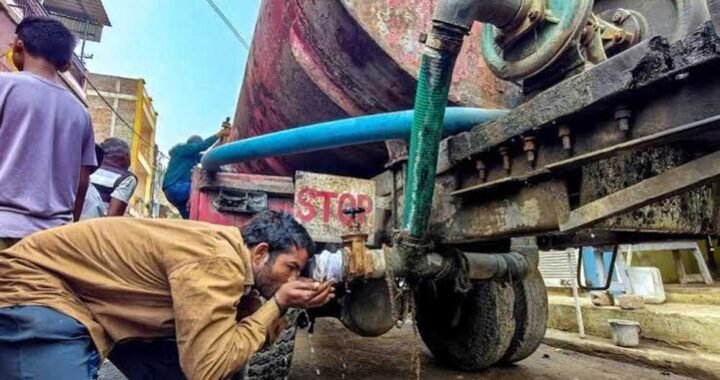 इंदौर में जल संकट पर सख्ती: GPS से होगी टैंकरों की निगरानी, पीने के पानी से गाड़ी धोने पर जुर्माना