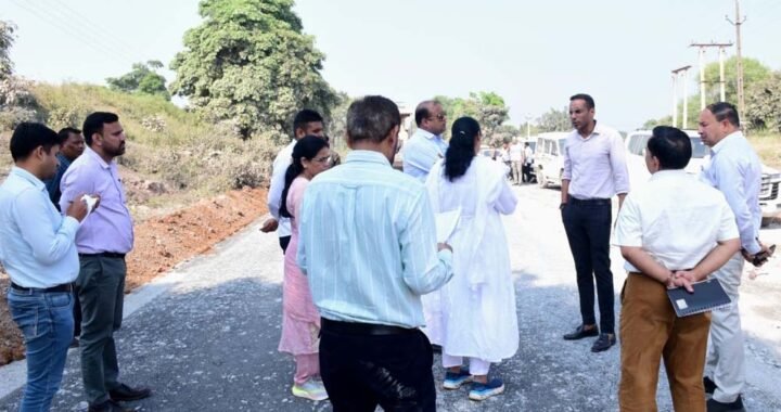 पीडब्ल्यूडी सचिव का निरीक्षण, निर्माण गुणवत्ता में लापरवाही पर नाराजगी