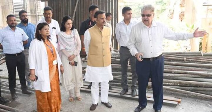 उप मुख्यमंत्री शुक्ल ने जीएमसी एवं हमीदिया चिकित्सालय परिसर में निर्माणाधीन कार्यों का किया निरीक्षण